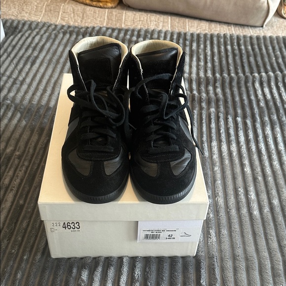 Maison Martin Margiela Black High-Top Sneakers - Picture 1 of 6